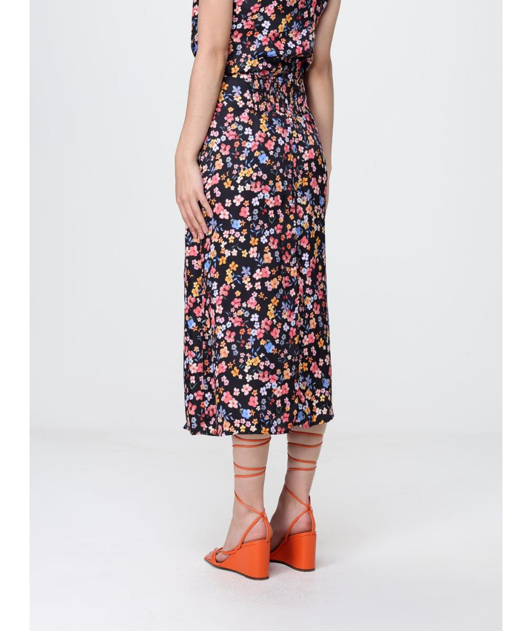 MAR DE MARGARITAS Мульти вискозная юбка миди, фото 3