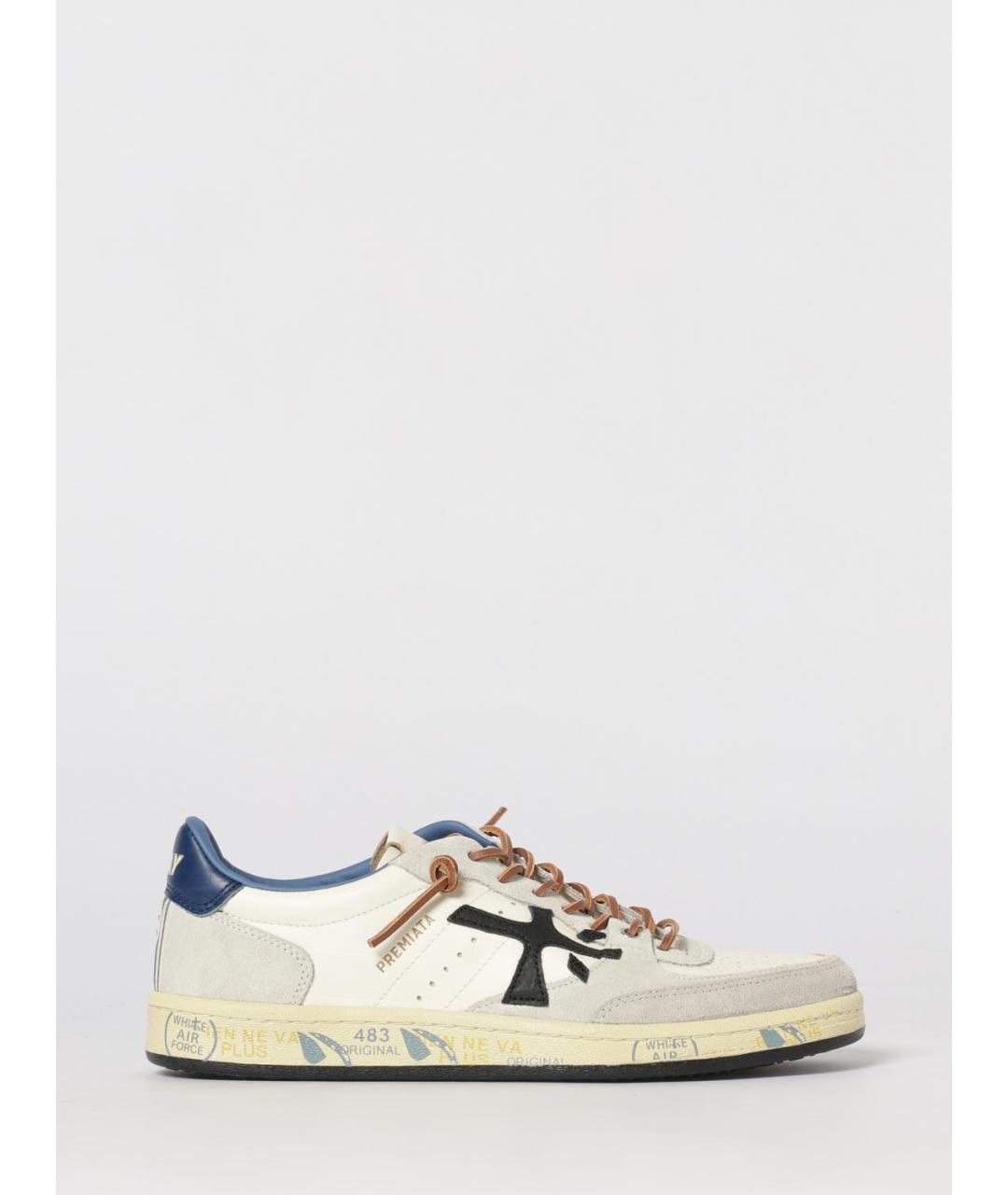 PREMIATA Кожаные низкие кроссовки / кеды, фото 4