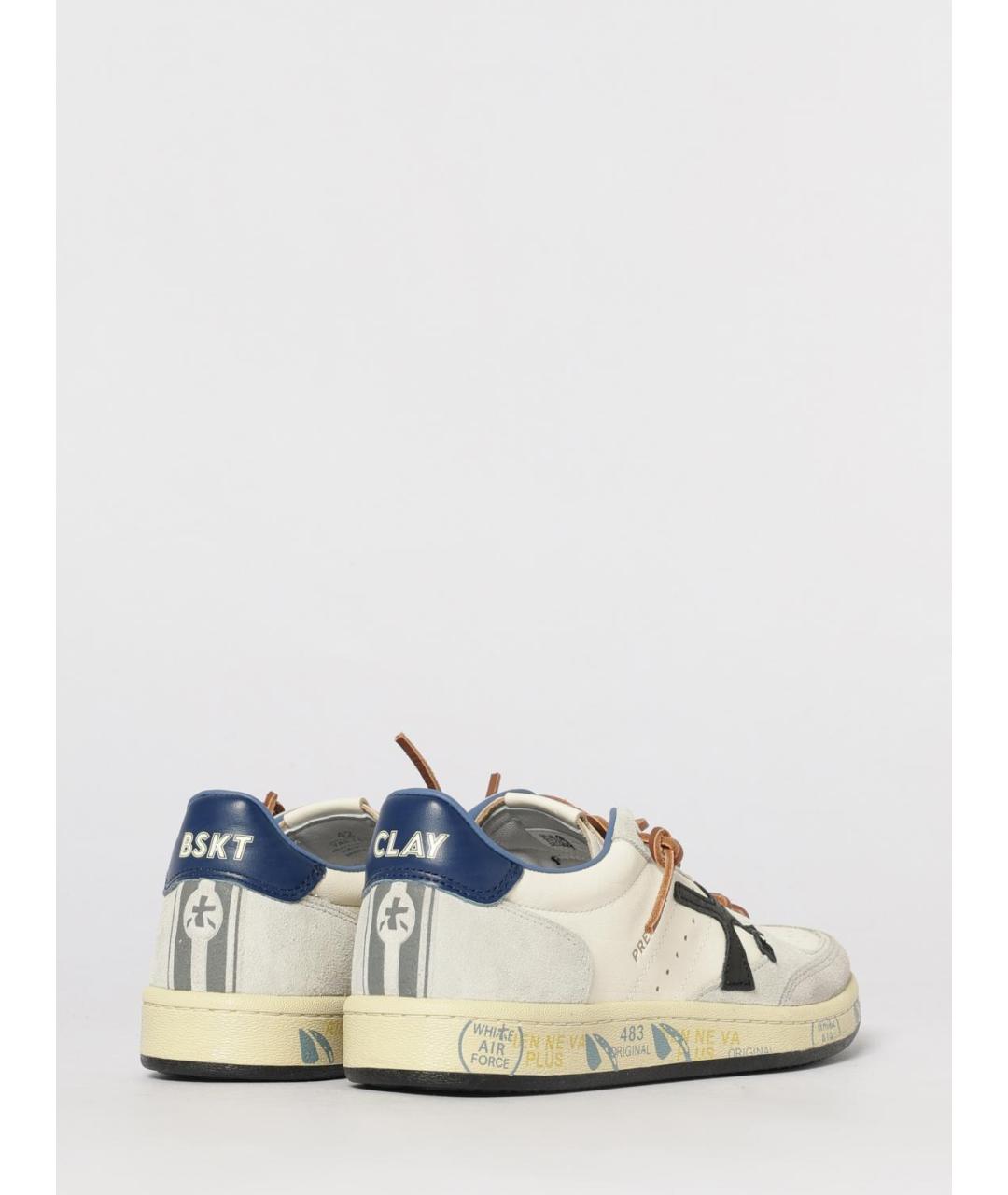 PREMIATA Кожаные низкие кроссовки / кеды, фото 3