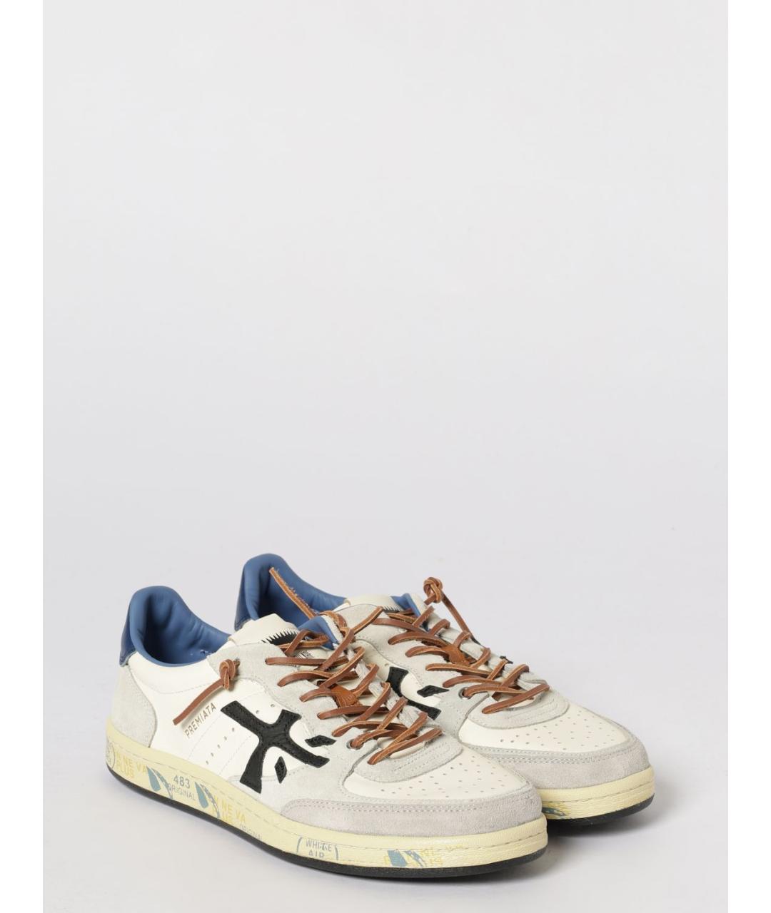 PREMIATA Кожаные низкие кроссовки / кеды, фото 2