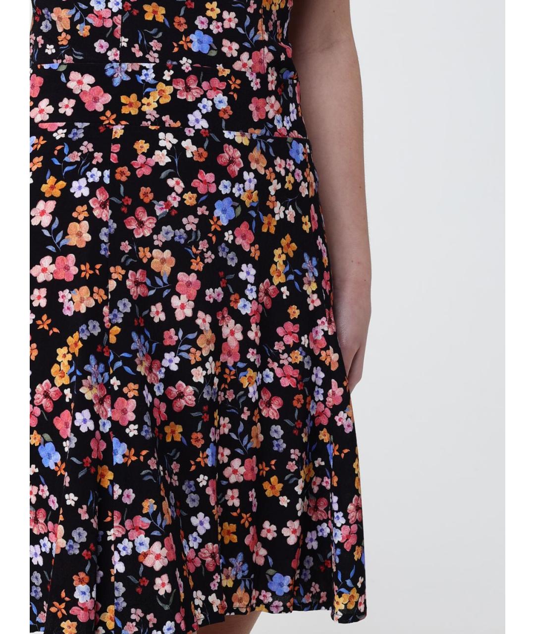 MAR DE MARGARITAS Мульти вискозная юбка мини, фото 4