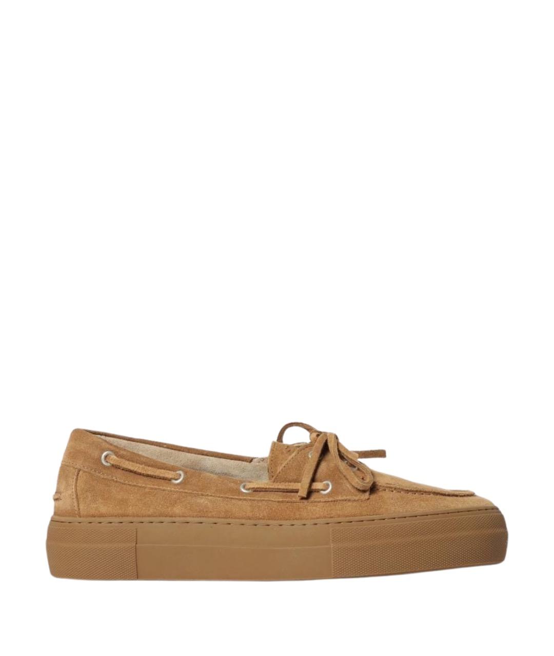 COPENHAGEN Коричневые замшевые лоферы, фото 1