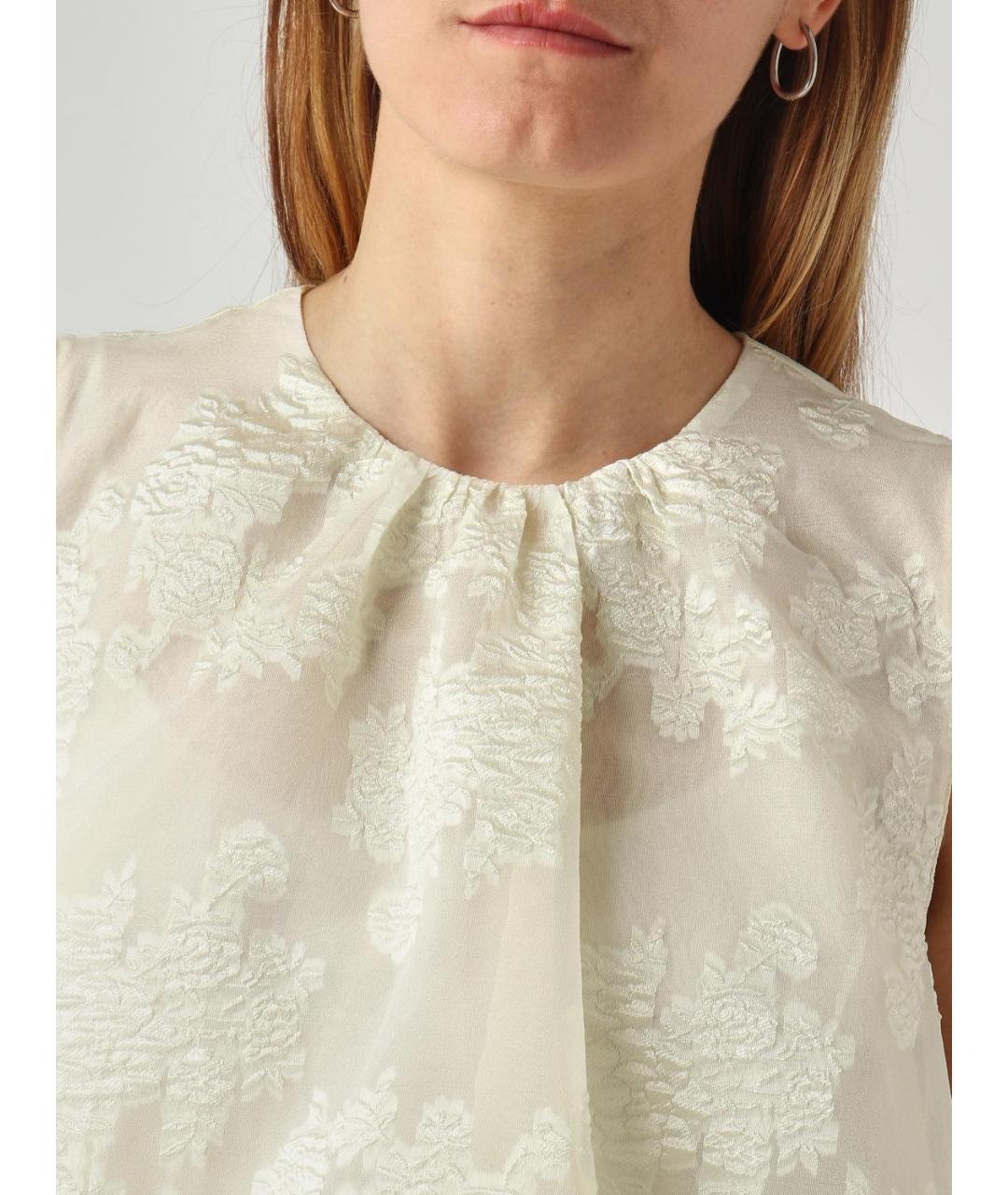 MEIMEIJ Белая полиэстеровая блузы, фото 5