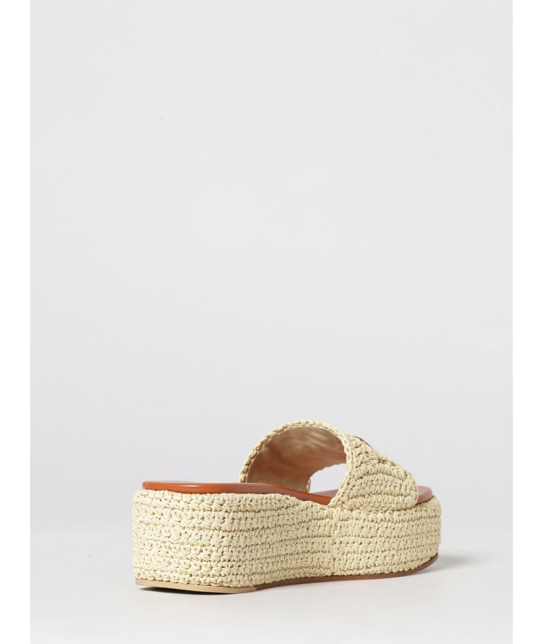 VERSACE Бежевые шлепанцы, фото 3