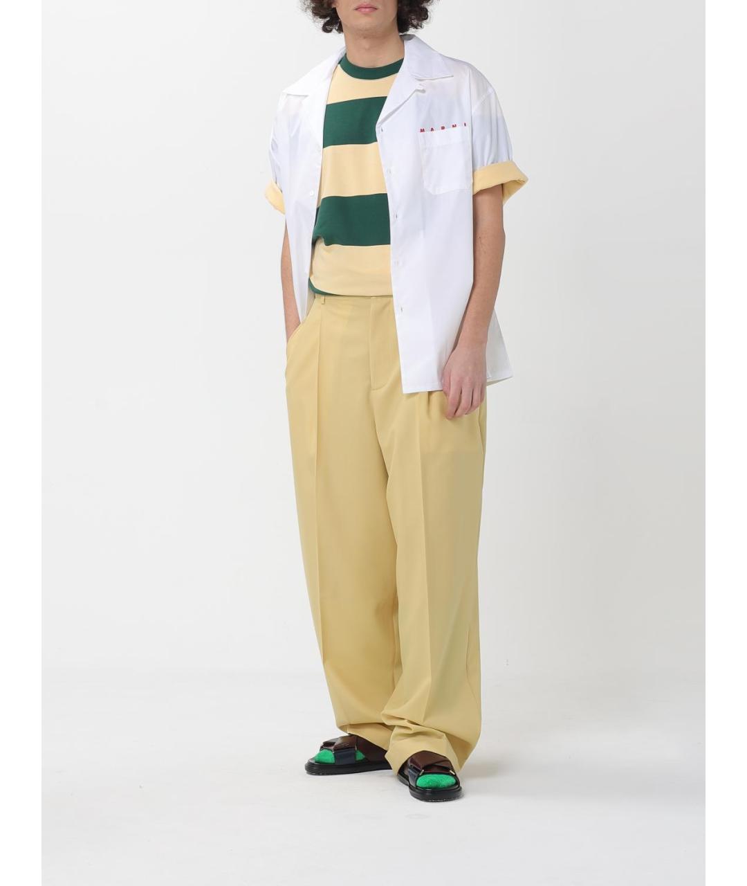 MARNI Мульти хлопковая футболка, фото 2