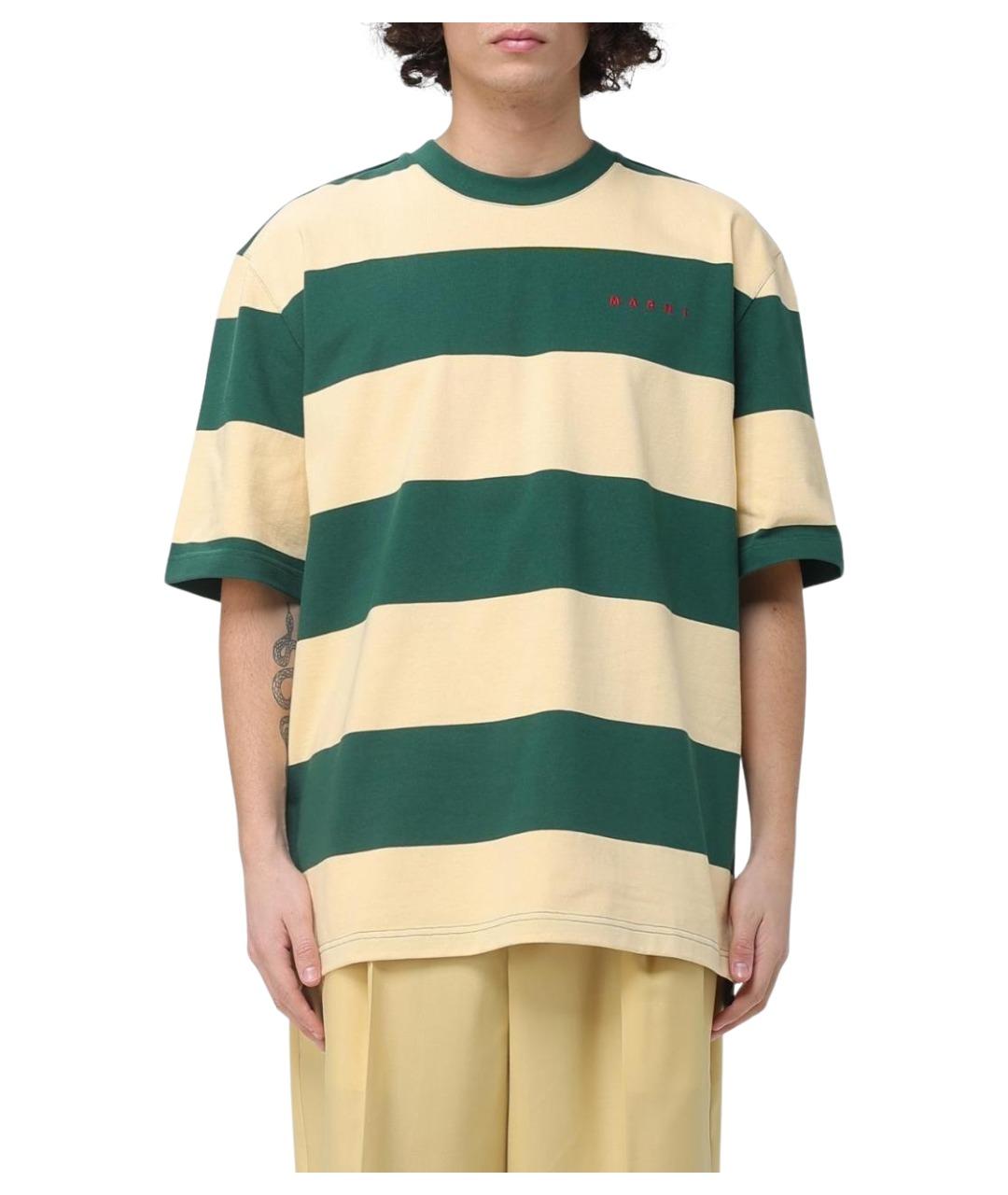 MARNI Мульти хлопковая футболка, фото 1