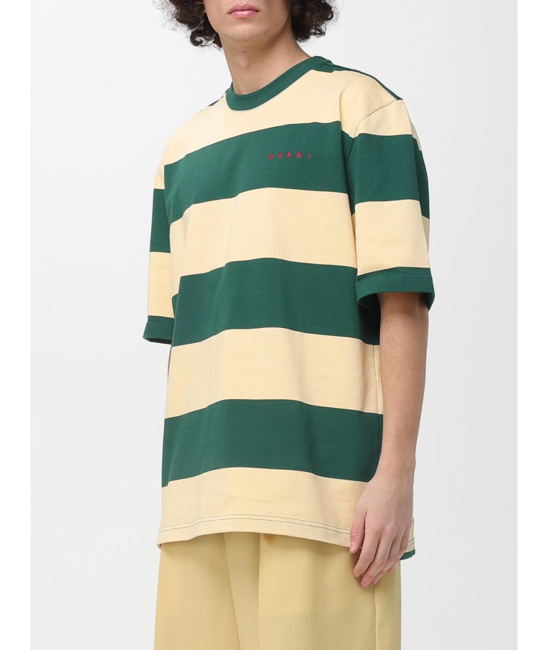 MARNI Мульти хлопковая футболка, фото 4