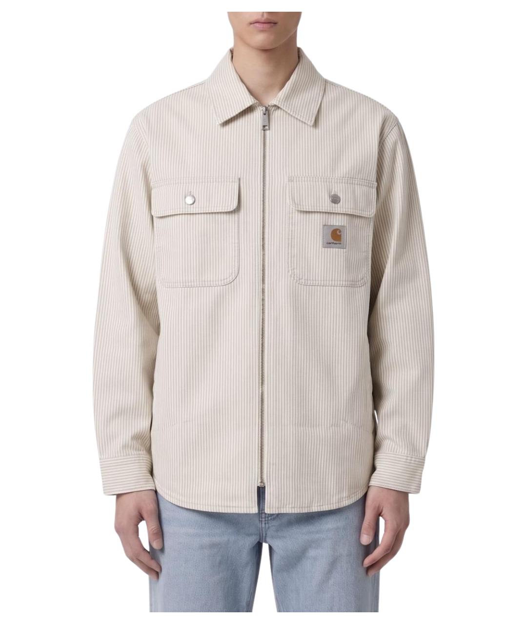 CARHARTT WIP Бежевая хлопковая куртка, фото 1