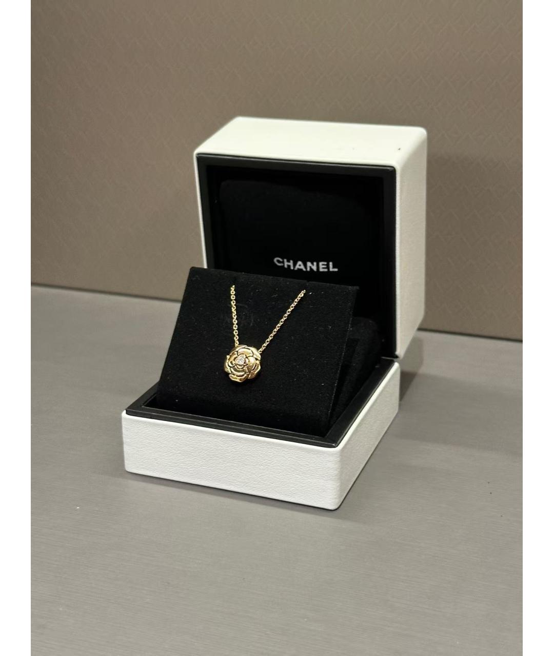 CHANEL Золотое колье из желтого золота, фото 4