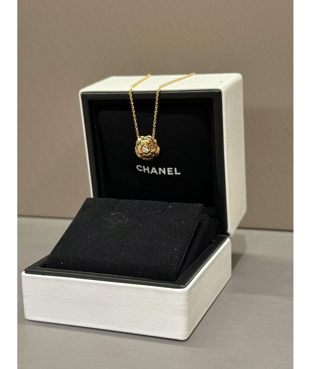 CHANEL Золотое колье из желтого золота, фото 5