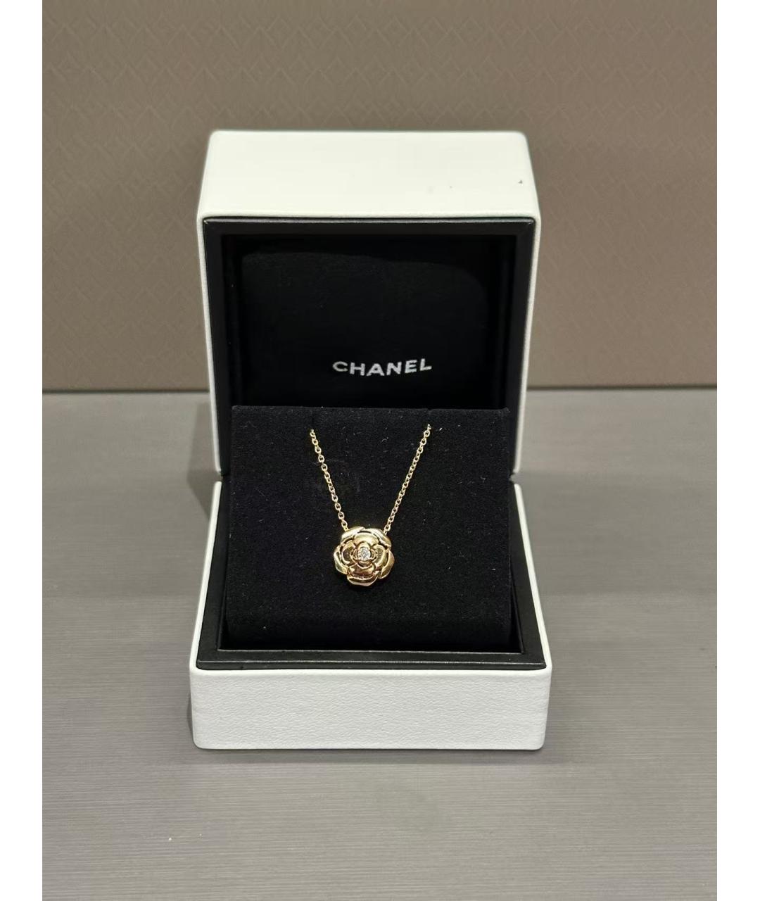 CHANEL Золотое колье из желтого золота, фото 2