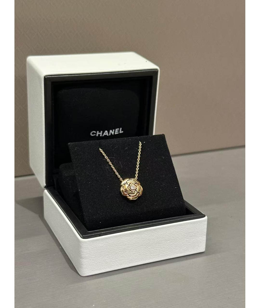 CHANEL Золотое колье из желтого золота, фото 3