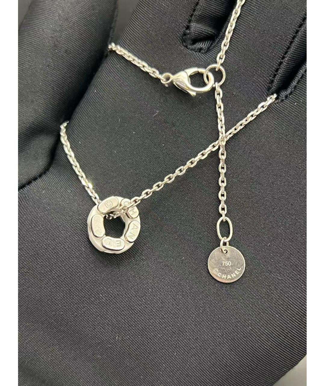 CHANEL Серебряное колье из белого золота, фото 5