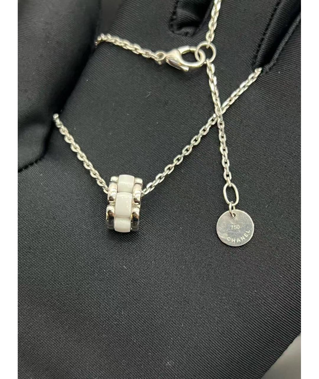 CHANEL Серебряное колье из белого золота, фото 4