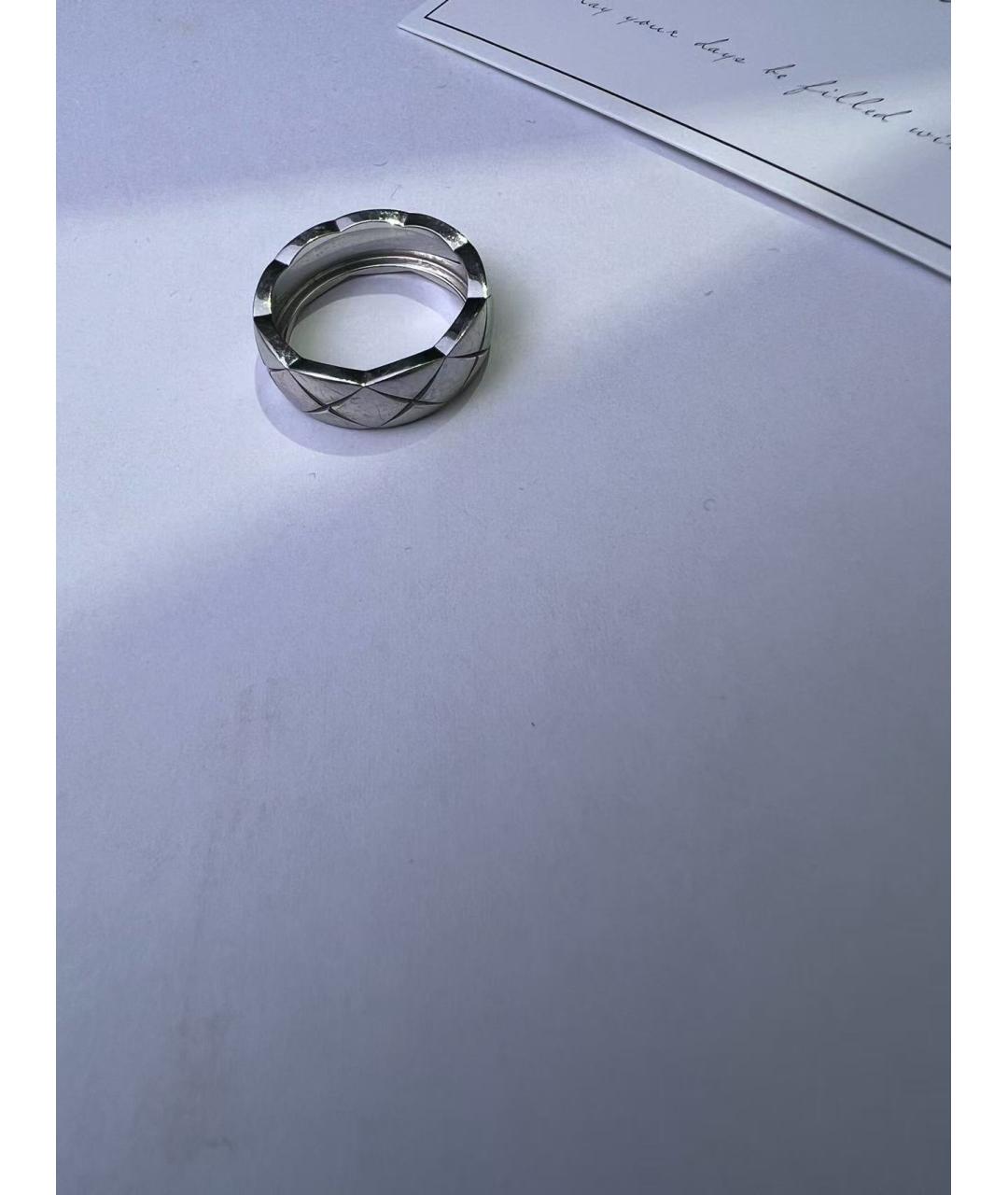 CHANEL Серебряное кольцо из белого золота, фото 3
