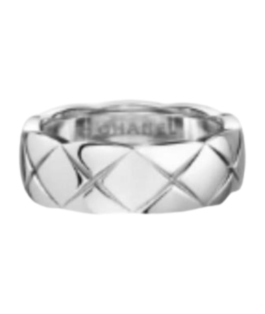 CHANEL Серебряное кольцо из белого золота, фото 1