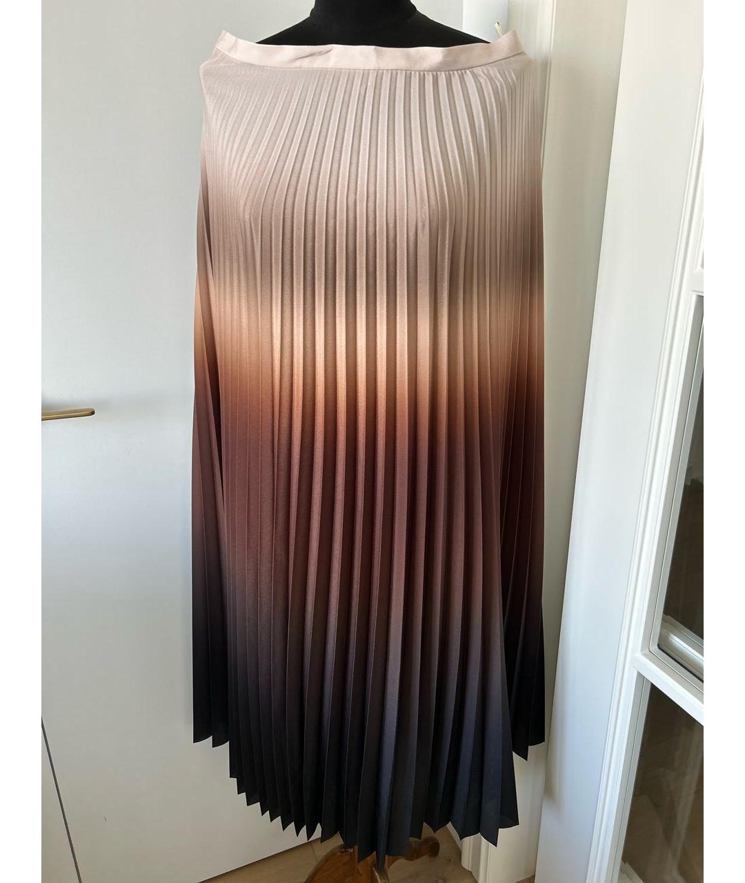 MAX MARA Мульти полиэстеровая юбка макси, фото 5