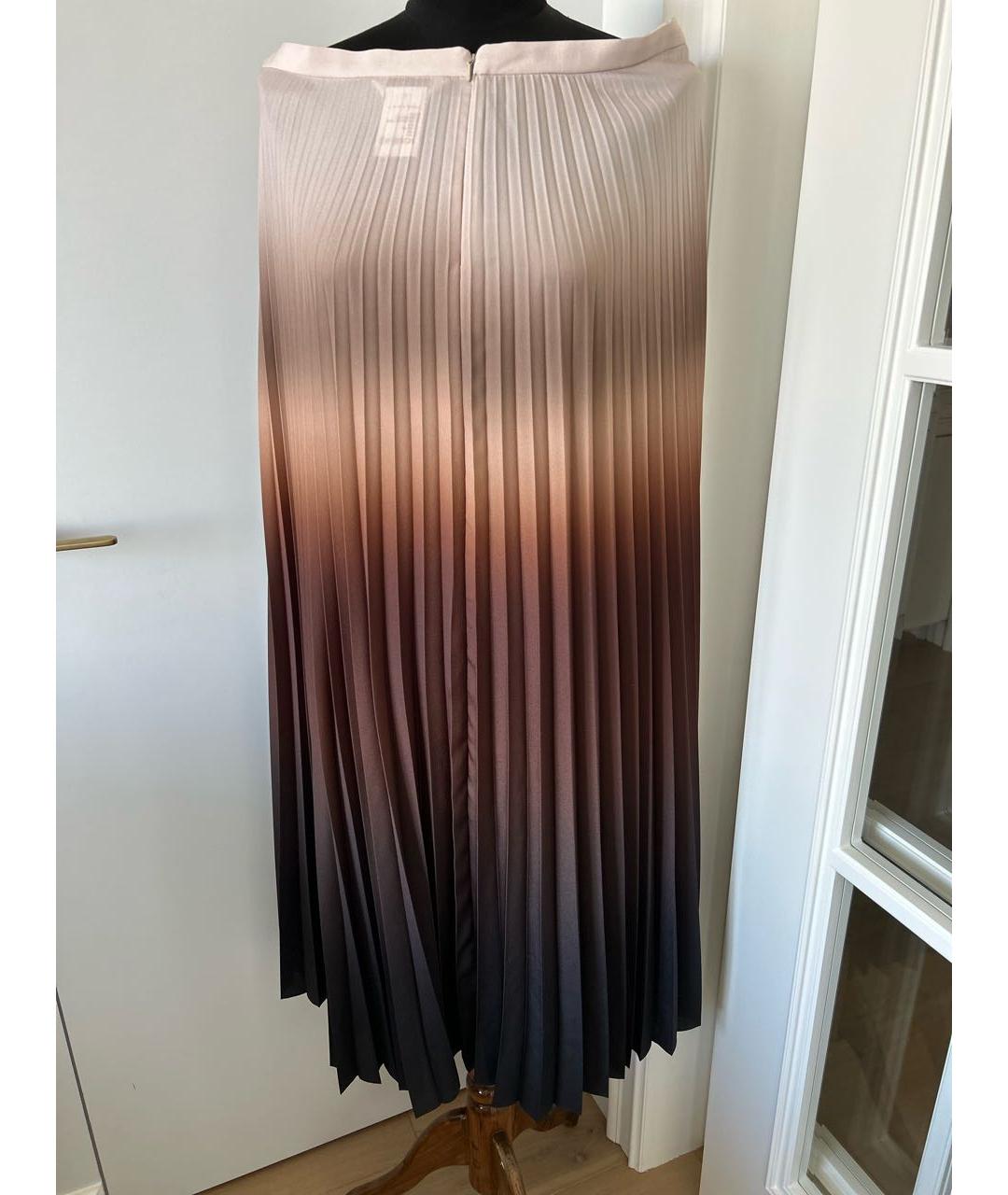 MAX MARA Мульти полиэстеровая юбка макси, фото 2