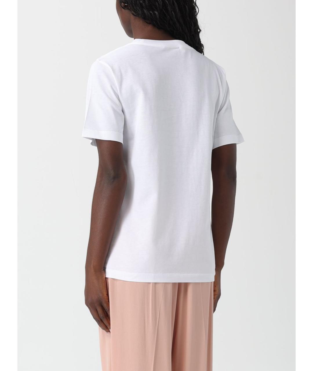 MARNI Белая хлопковая футболка, фото 3