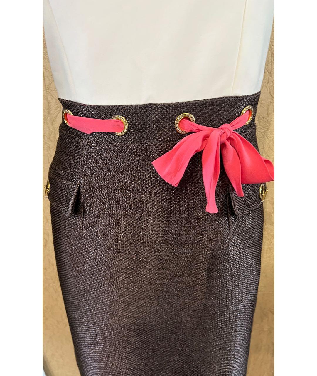 BLUMARINE Мульти вискозное повседневное платье, фото 6