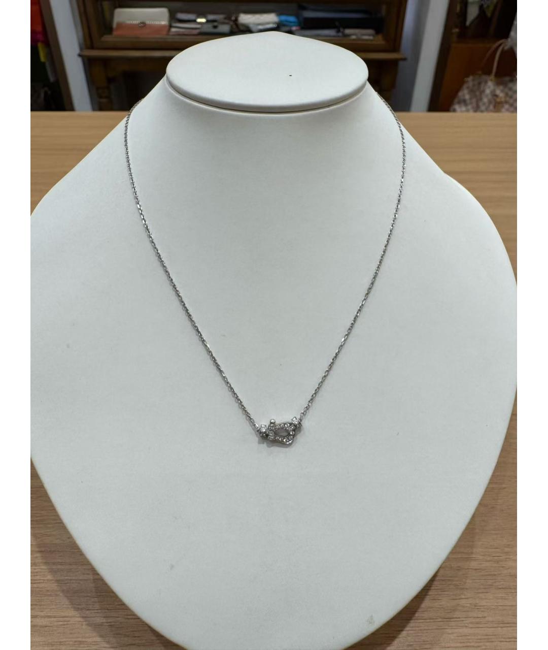 FRED Серебряное колье из белого золота, фото 2