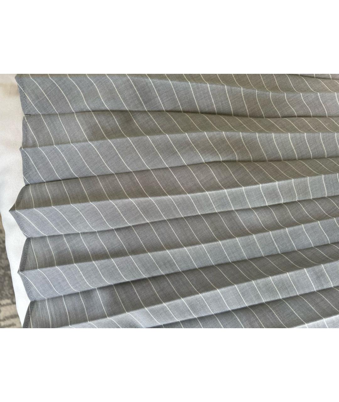 MAX MARA Серая шерстяная юбка макси, фото 4