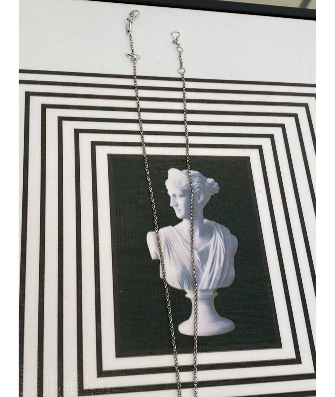 CHOPARD Синее колье из белого золота, фото 3