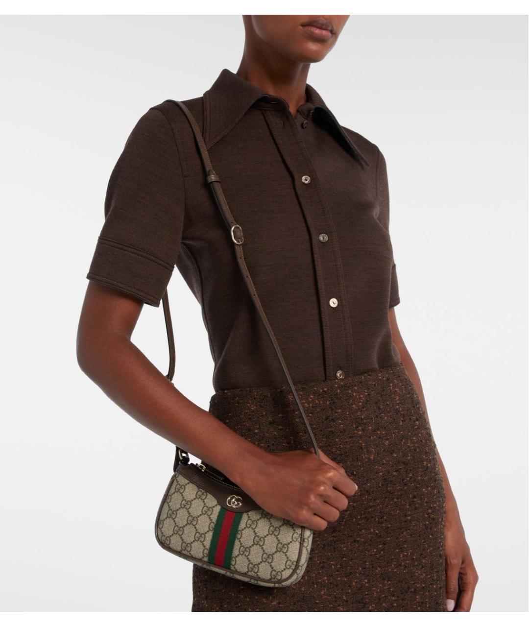 GUCCI Бежевая сумка через плечо, фото 2