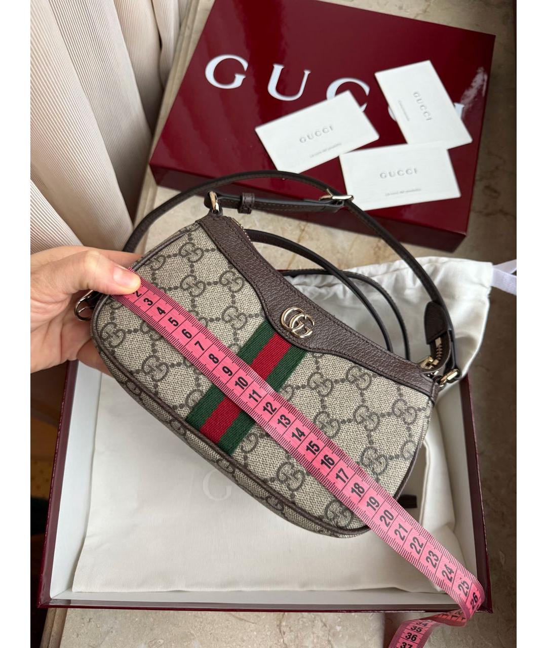 GUCCI Бежевая сумка через плечо, фото 6