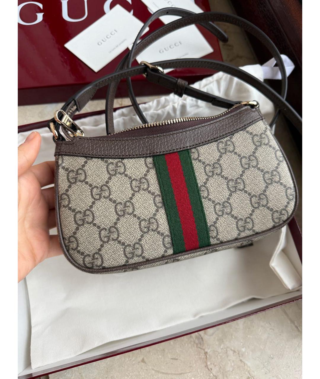 GUCCI Бежевая сумка через плечо, фото 8