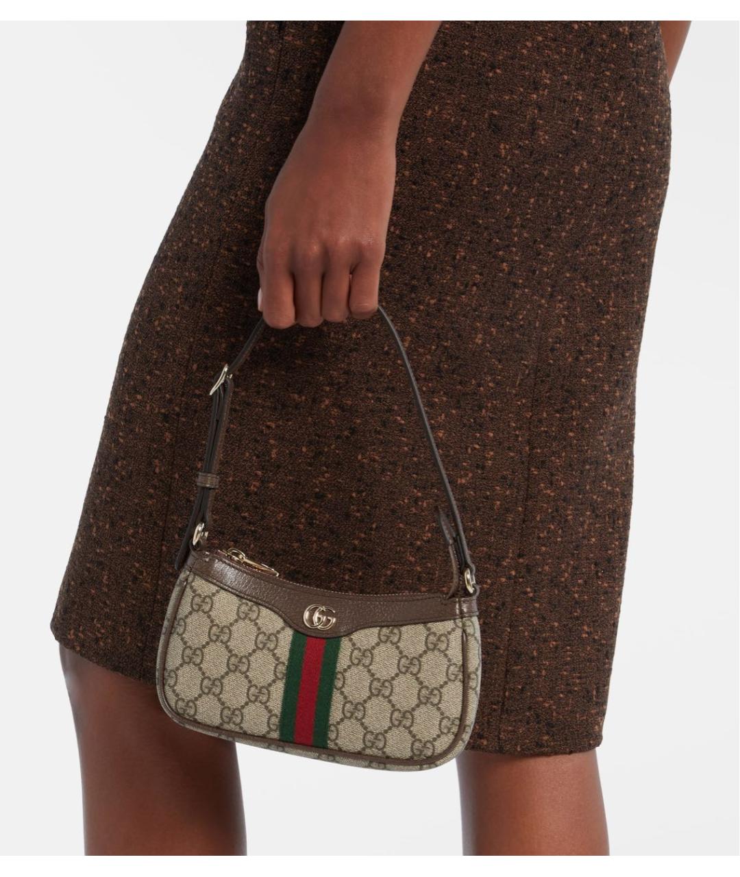 GUCCI Бежевая сумка через плечо, фото 3