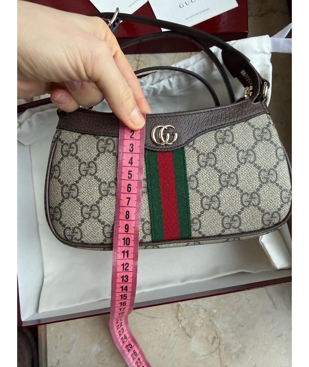 GUCCI Бежевая сумка через плечо, фото 7