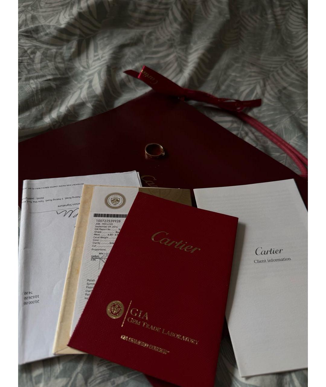 CARTIER Золотое кольцо из розового золота, фото 4