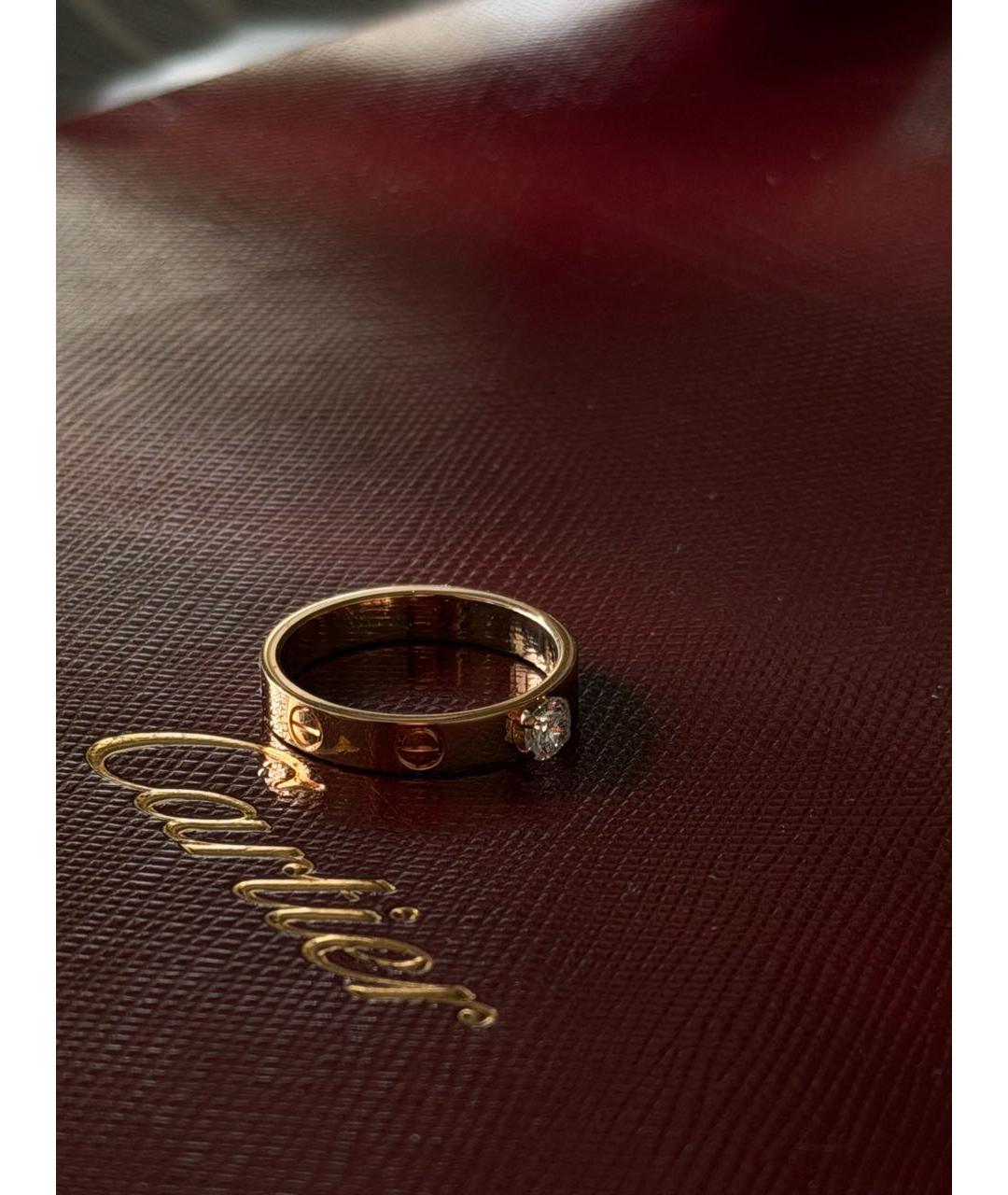 CARTIER Золотое кольцо из розового золота, фото 2