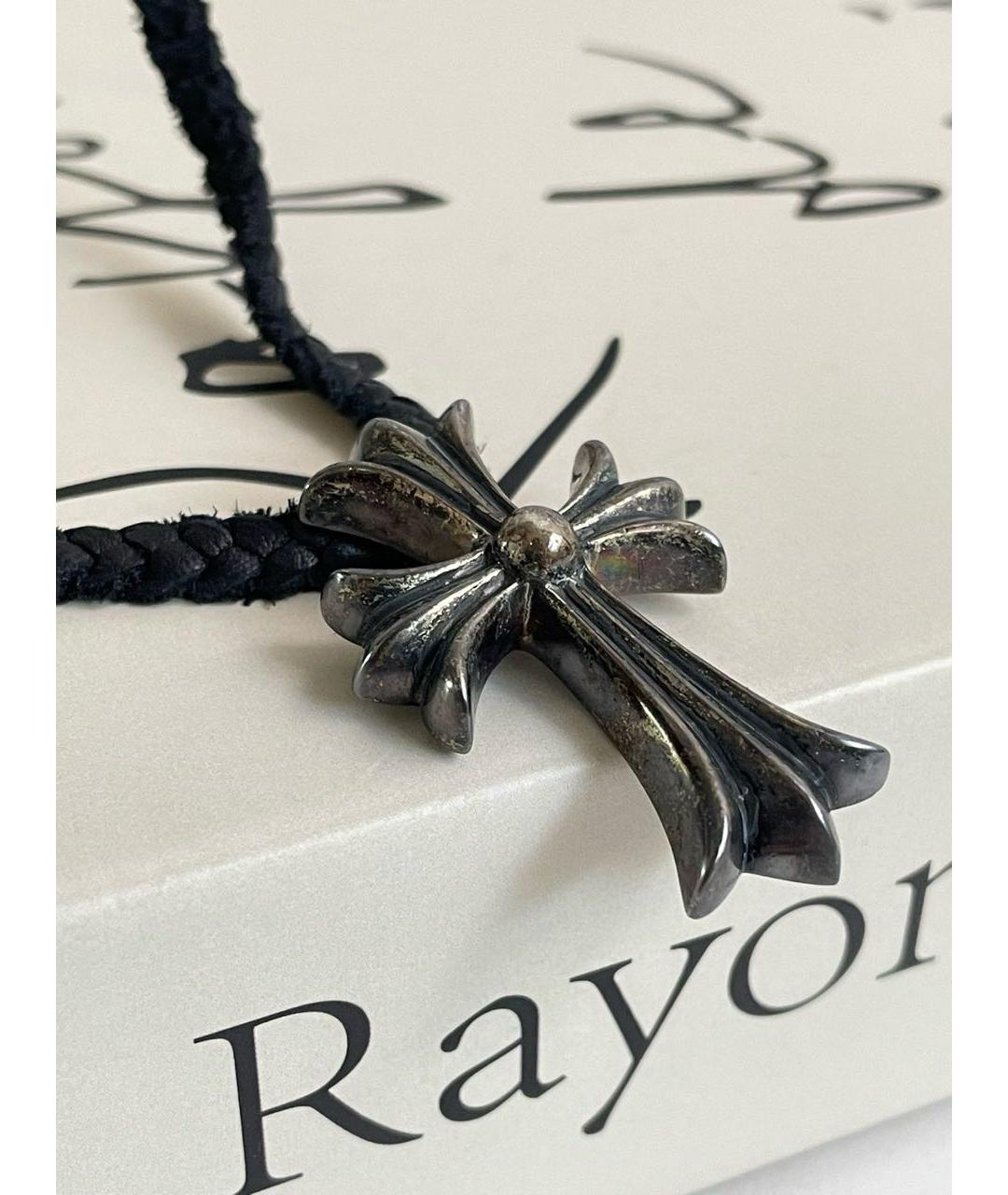 CHROME HEARTS Серебряное серебряное колье, фото 4