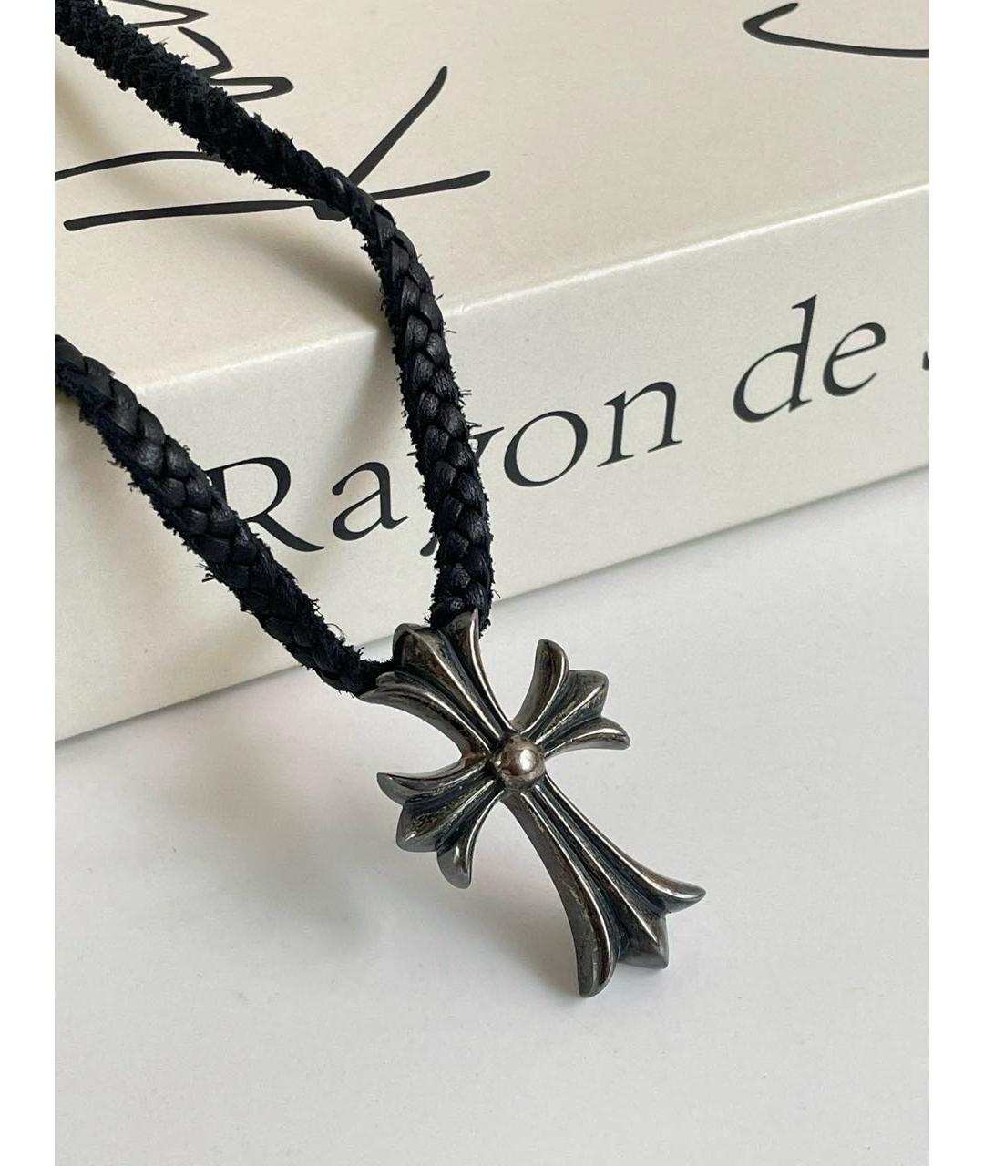 CHROME HEARTS Серебряное серебряное колье, фото 5