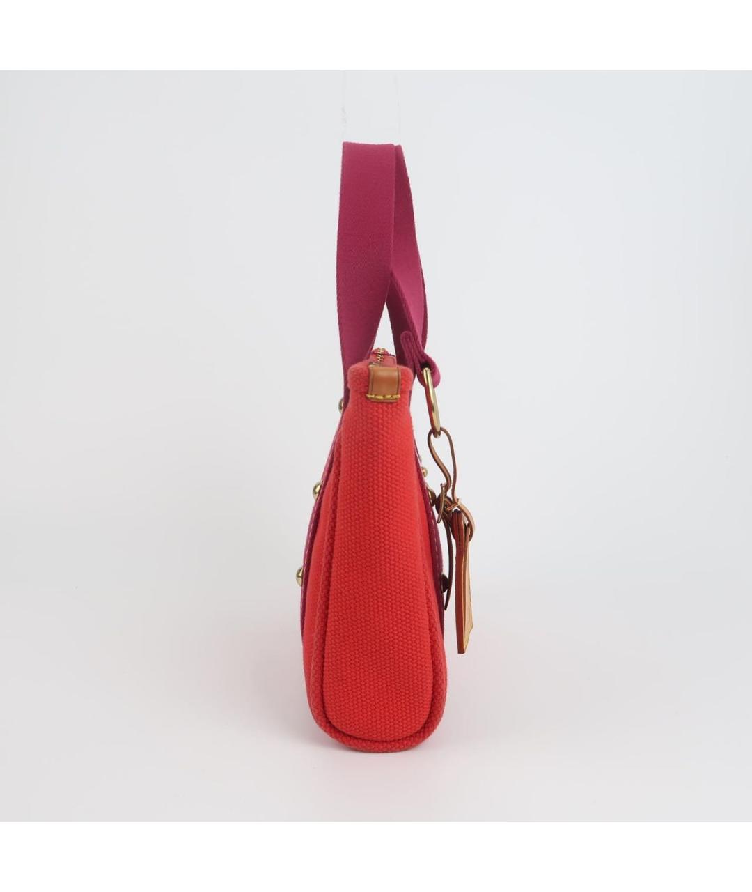 LOUIS VUITTON Красная сумка тоут, фото 5