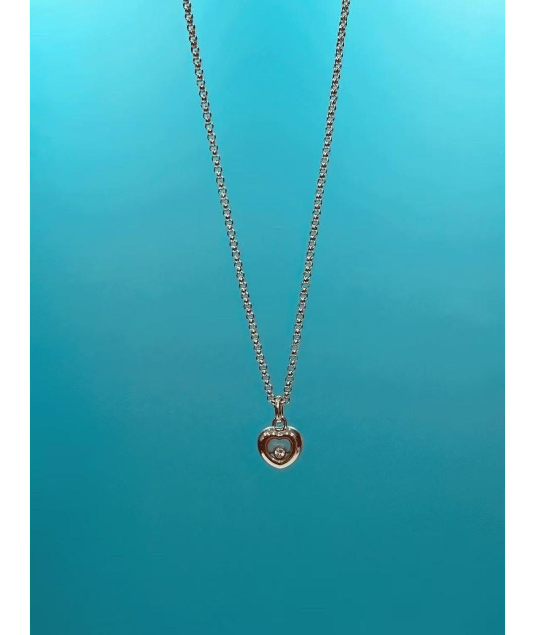 CHOPARD Серебряное колье из белого золота, фото 2