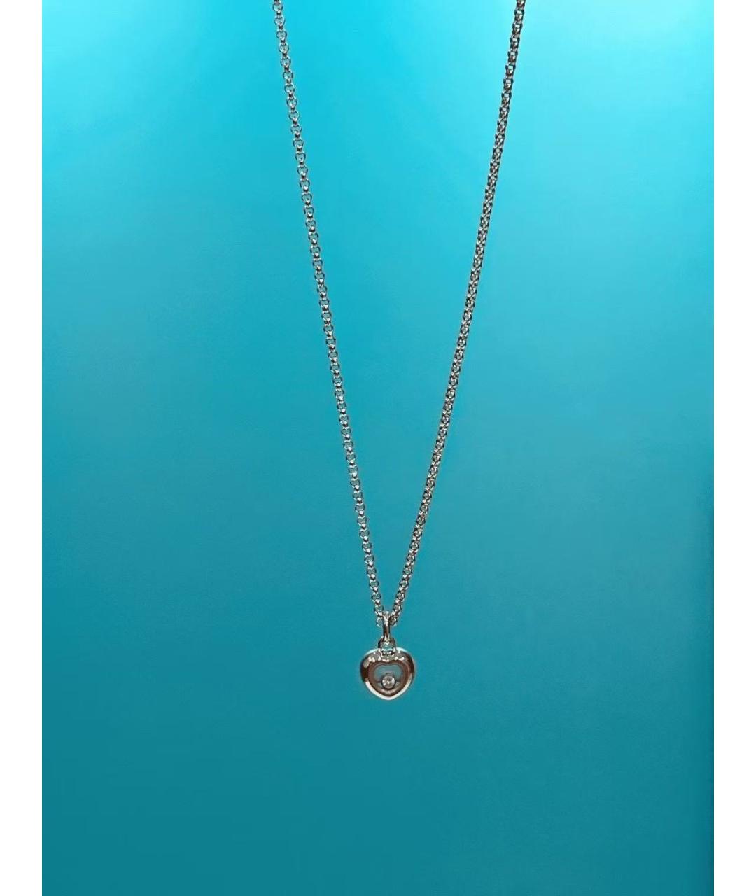 CHOPARD Серебряное колье из белого золота, фото 3