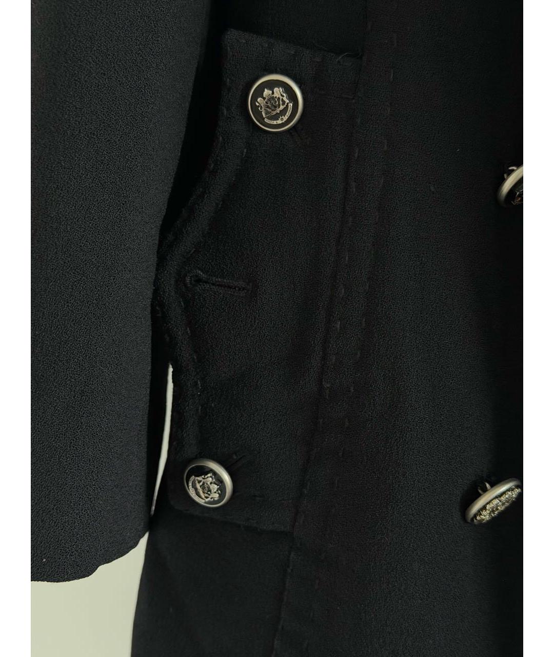 DOLCE&GABBANA Черный шерстяной жакет/пиджак, фото 8