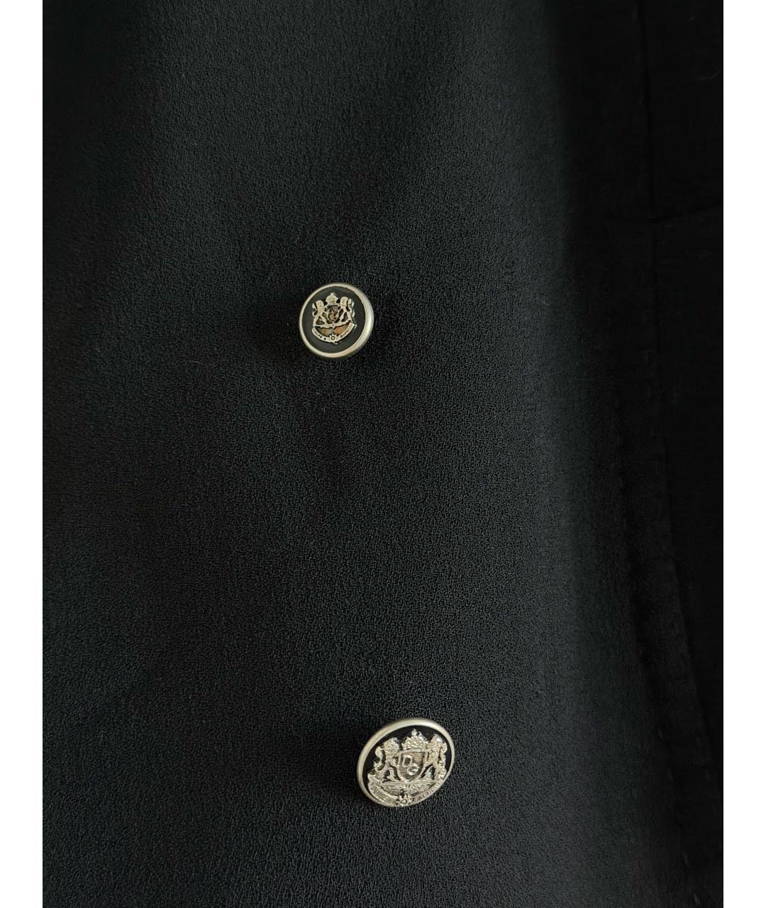 DOLCE&GABBANA Черный шерстяной жакет/пиджак, фото 6