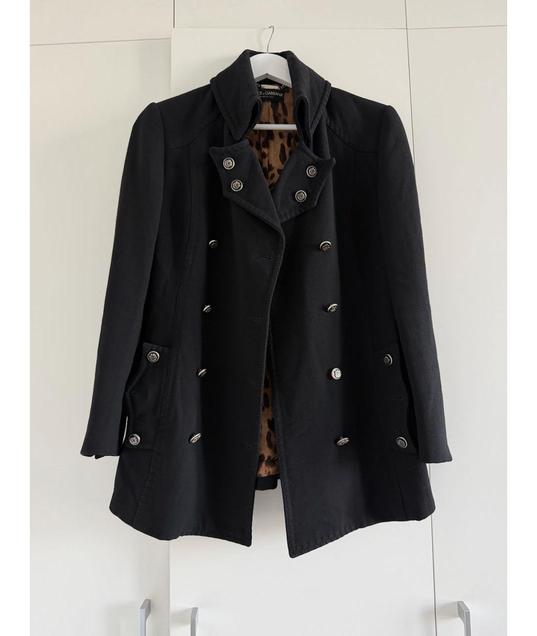 DOLCE&GABBANA Черный шерстяной жакет/пиджак, фото 9
