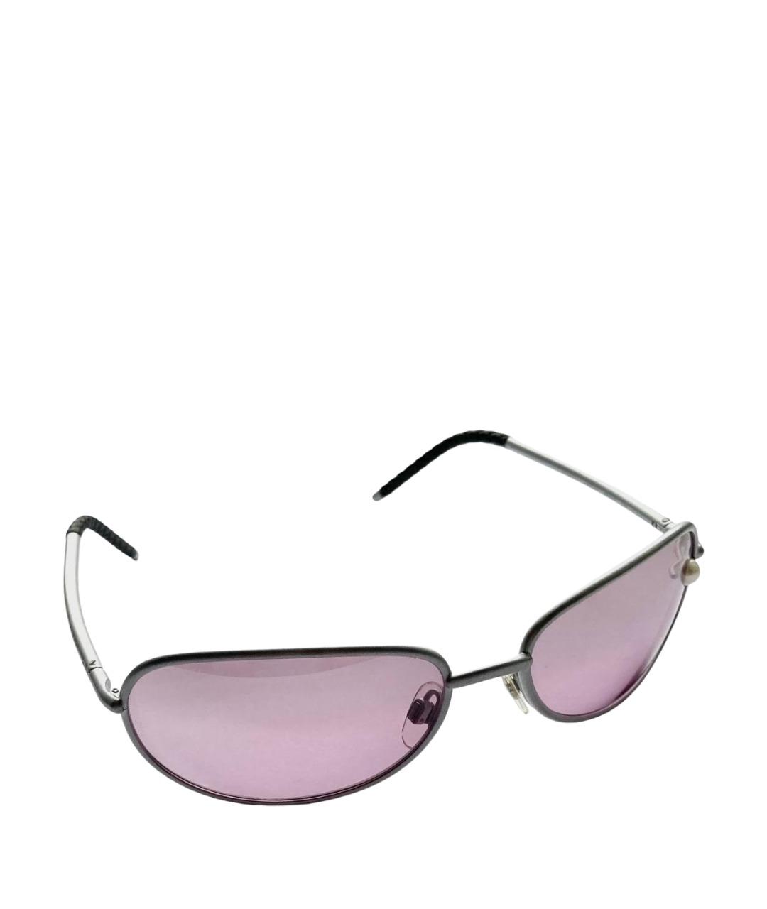 CHANEL Фиолетовые металлические солнцезащитные очки, фото 1
