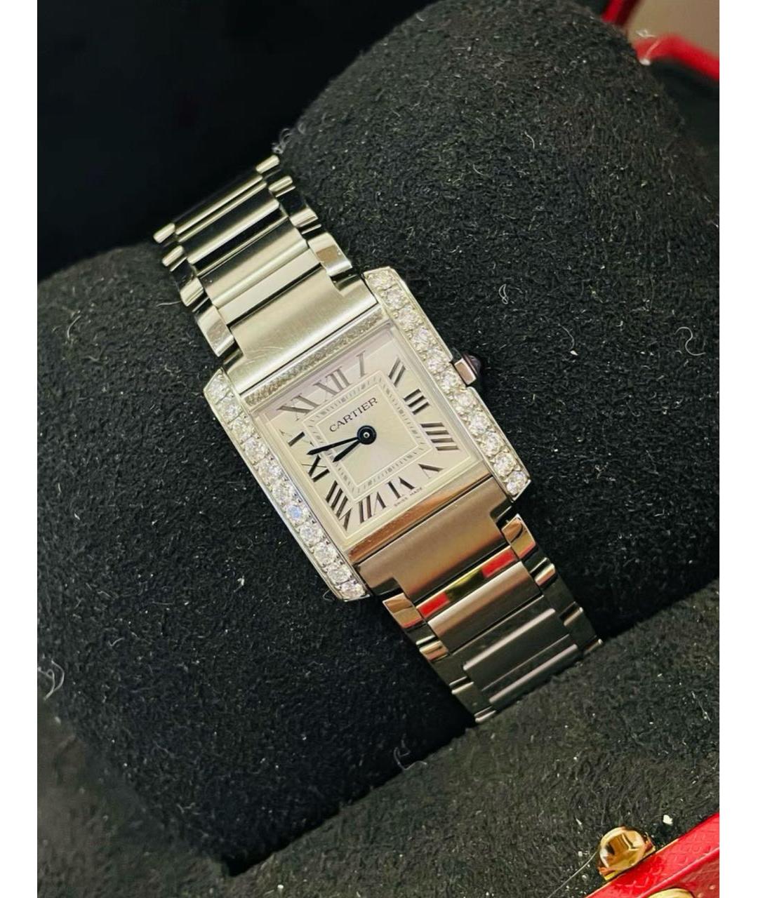 CARTIER Серебряные часы, фото 4