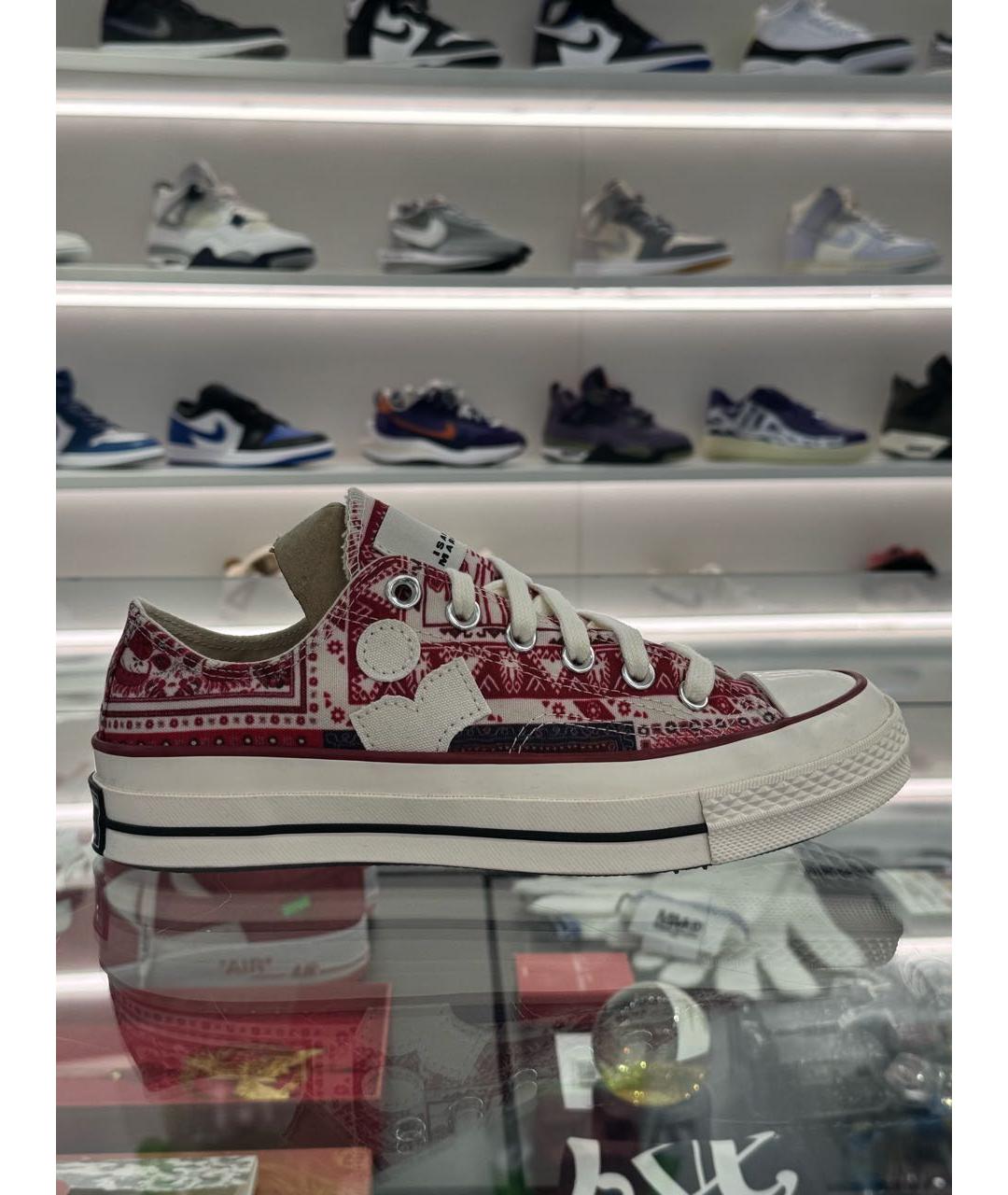 CONVERSE Красные текстильные кеды, фото 2