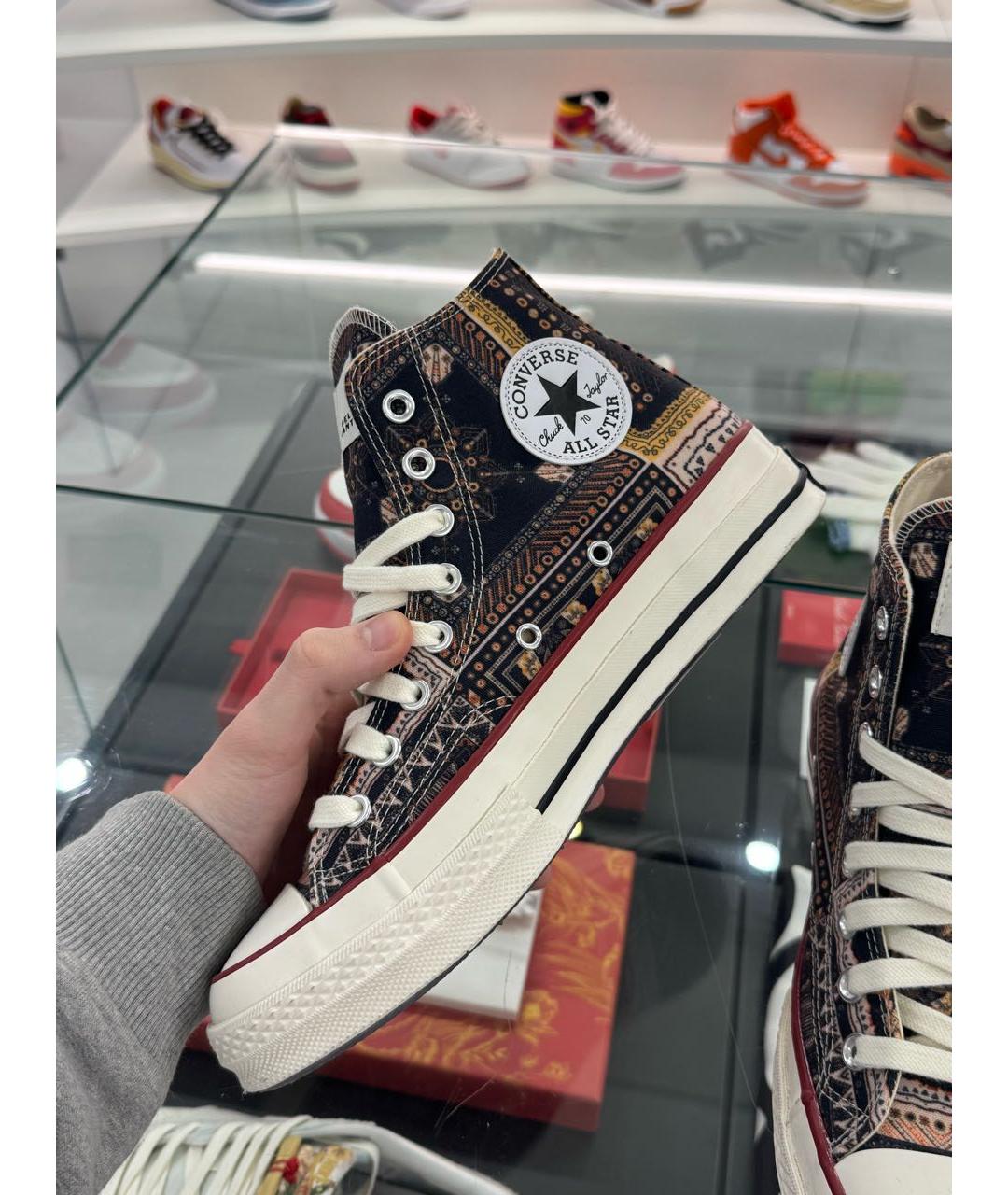 CONVERSE Мульти текстильные кеды, фото 4