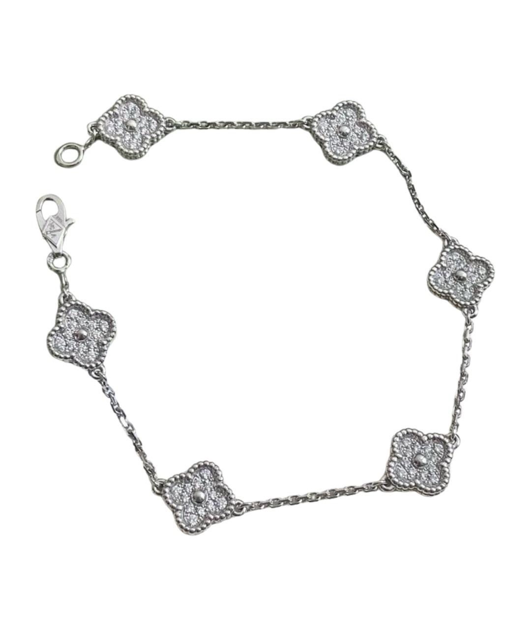 VAN CLEEF & ARPELS Серебрянный браслет из белого золота, фото 1
