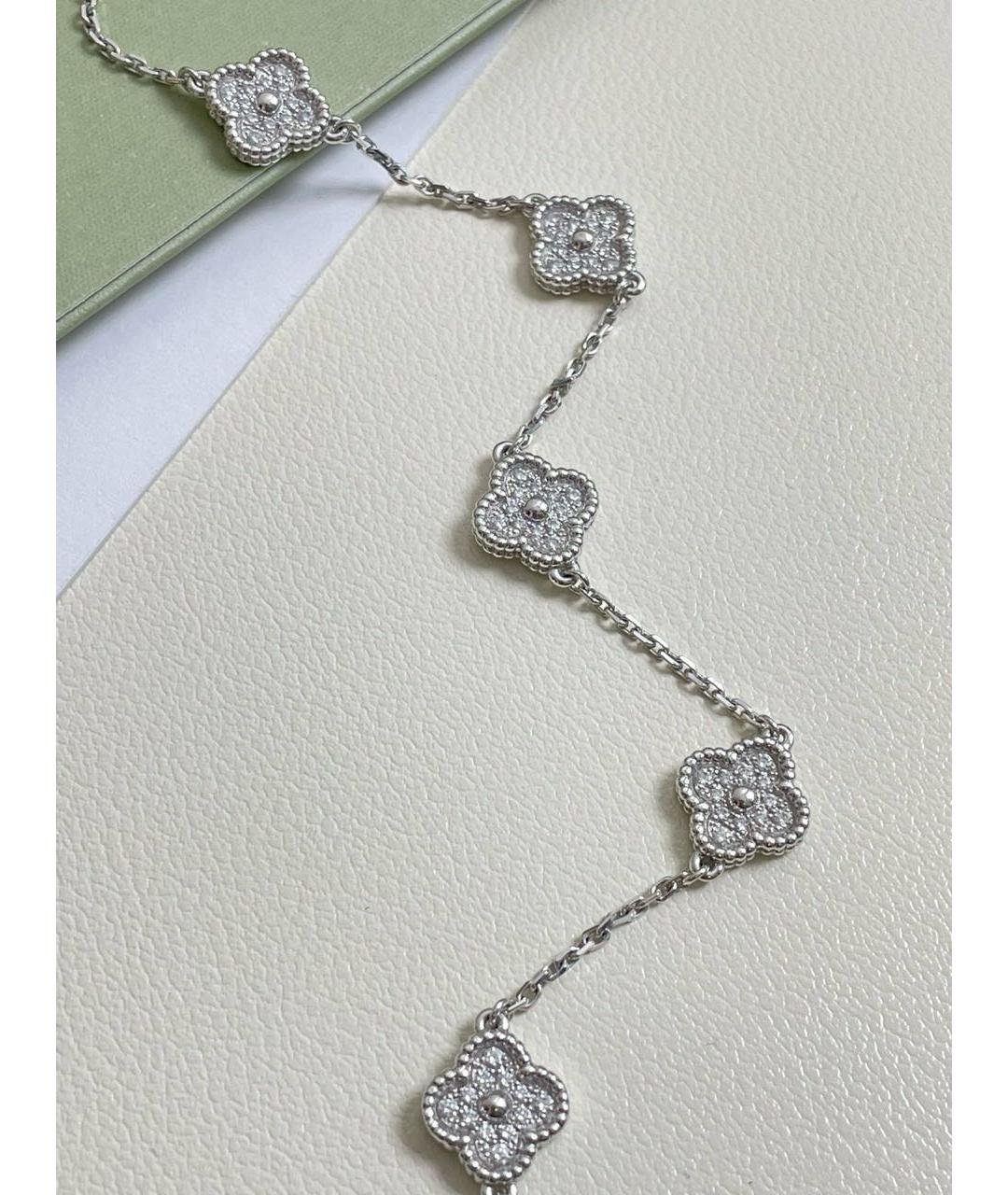 VAN CLEEF & ARPELS Серебрянный браслет из белого золота, фото 4