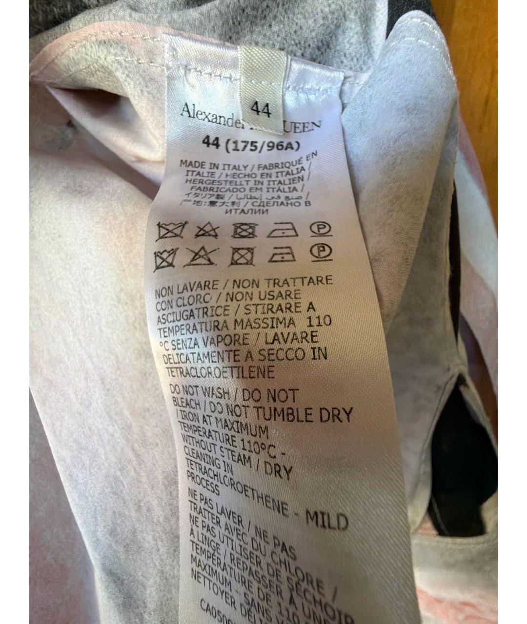 ALEXANDER MCQUEEN Мульти хлопковая рубашка, фото 4