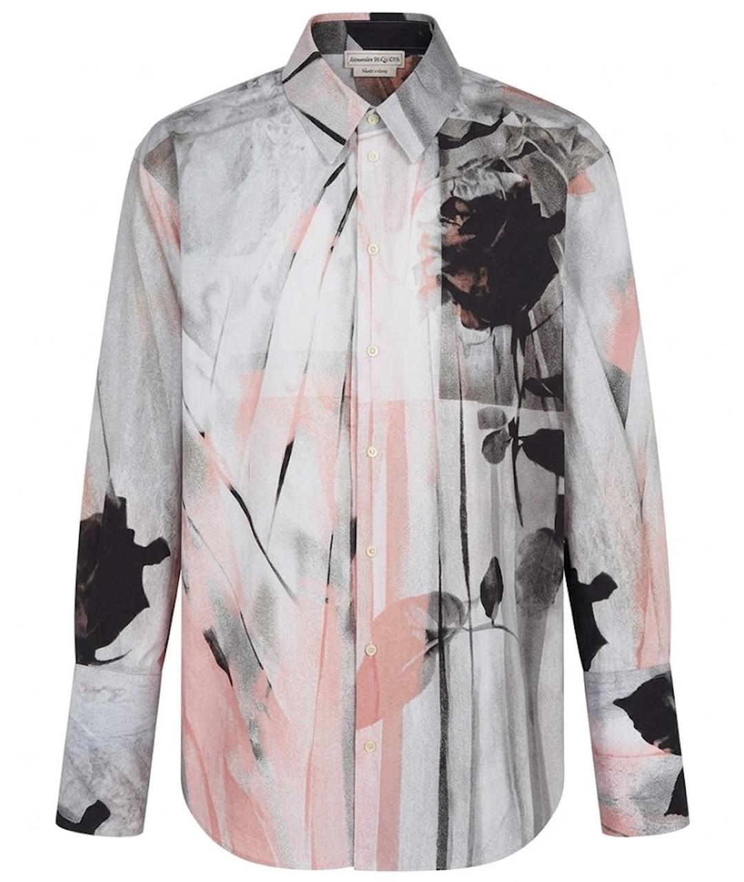 ALEXANDER MCQUEEN Мульти хлопковая рубашка, фото 1